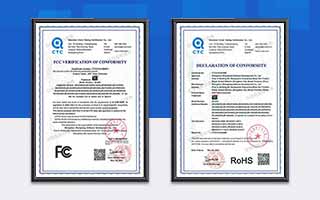 沐鸣2注册荣获FCC、RoHS认证证书